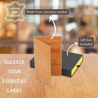 Wallet Leather: AG Premium Cowhide Leather Wallet for Men – Packaging