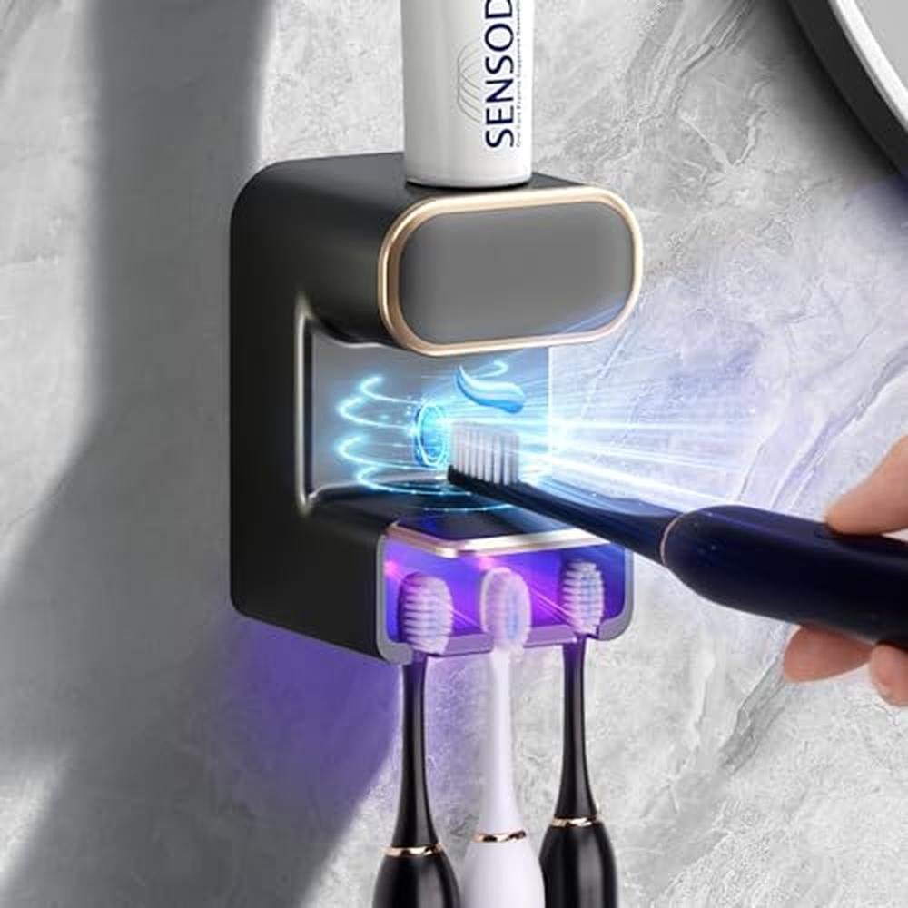 Toothpaste Dispenser: WEKITY Automatic Wall Mounted – Front View