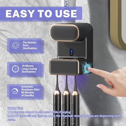 Toothpaste Dispenser: WEKITY Automatic Wall Mounted – In Use