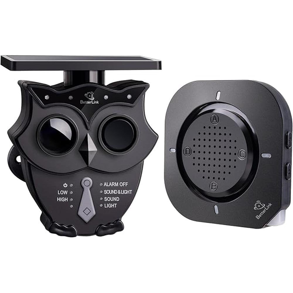 Driveway Alarm: Betterlink 1/2 Mile Long Range Solar – Front View