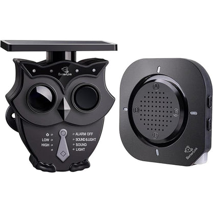 Driveway Alarm: Betterlink 1/2 Mile Long Range Solar – Front View