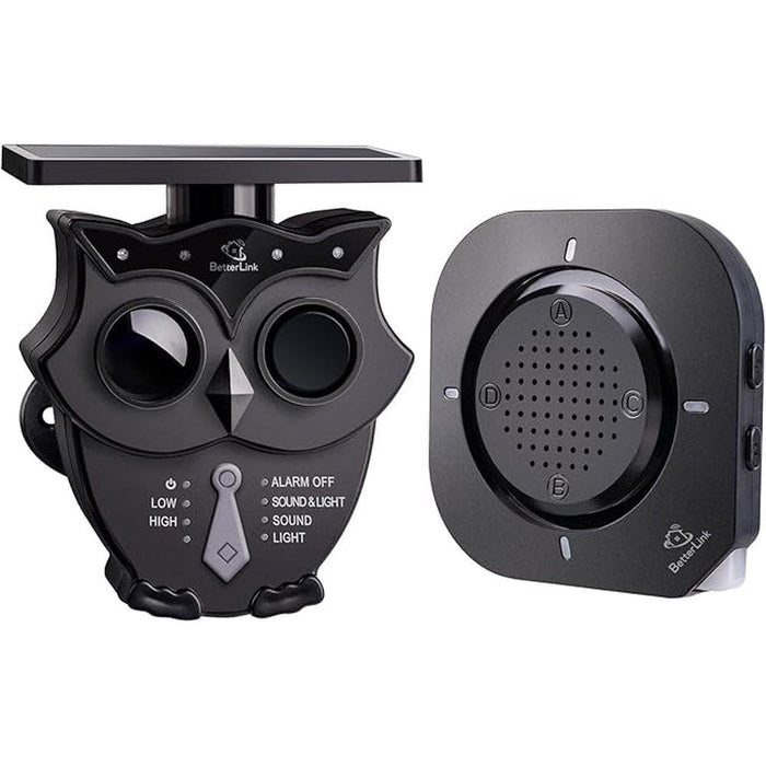 Driveway Alarm: Betterlink 1/2 Mile Long Range Solar – Front View