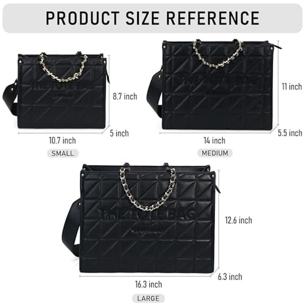Chinllo Tote Bag: Chinllo Quilted Chains Stachel Purse and – Close-up Detail