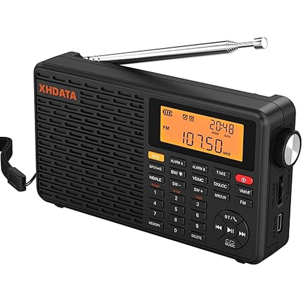Radio Alert: D109WB Portable AM/FM/SW/LW/WB Weather Radio – Front View
