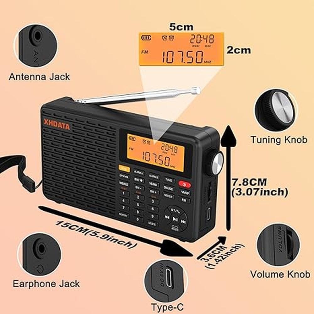 Radio Alert: D109WB Portable AM/FM/SW/LW/WB Weather Radio – In Use