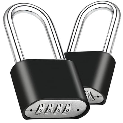 Secure Outdoor Spaces with Premium 2pcs Combination Locks – Front View