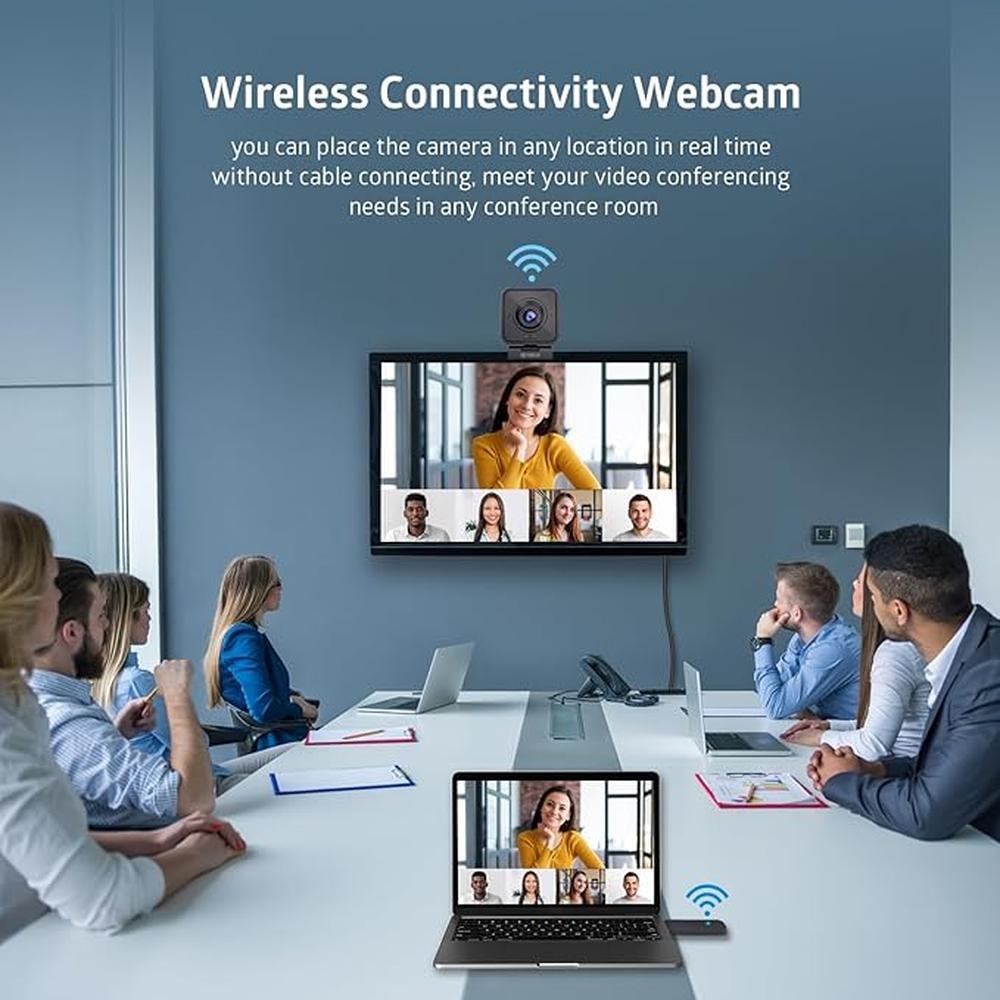 Video Toallin: Toallin 1080p HD Wireless Webcam – Side View