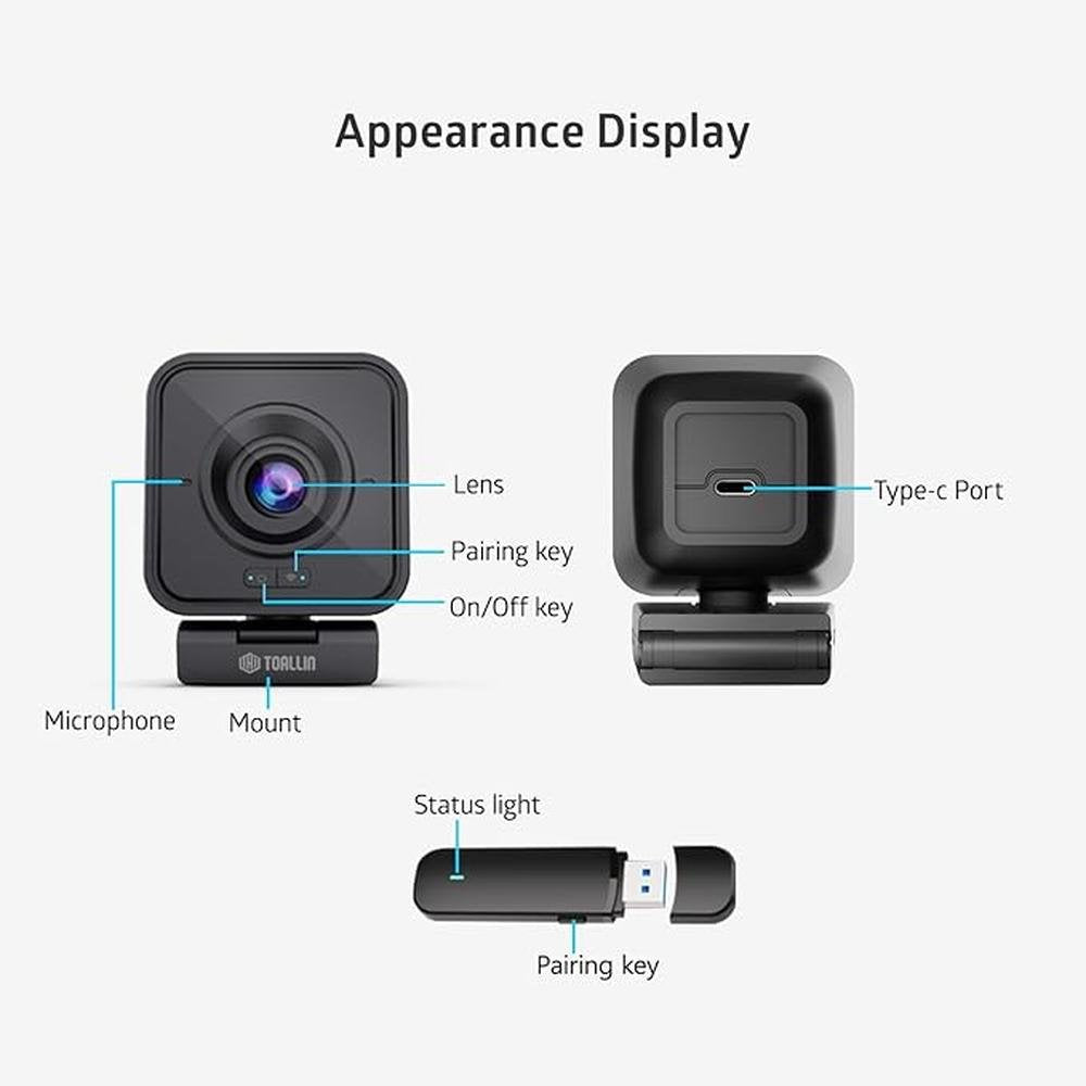 Video Toallin: Toallin 1080p HD Wireless Webcam – Packaging