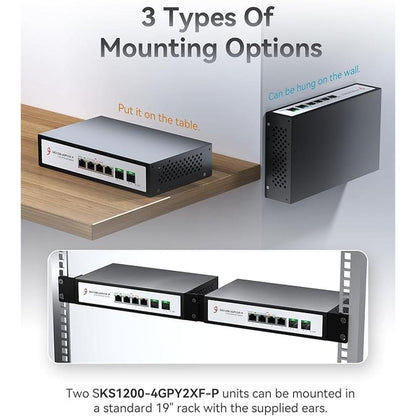 6-Port 2.5G Ethernet PoE+ Switch – Packaging