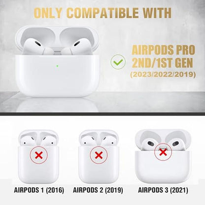 Airpods Case: Valkit Compatible Airpods Pro 2 1 Case with – Side View