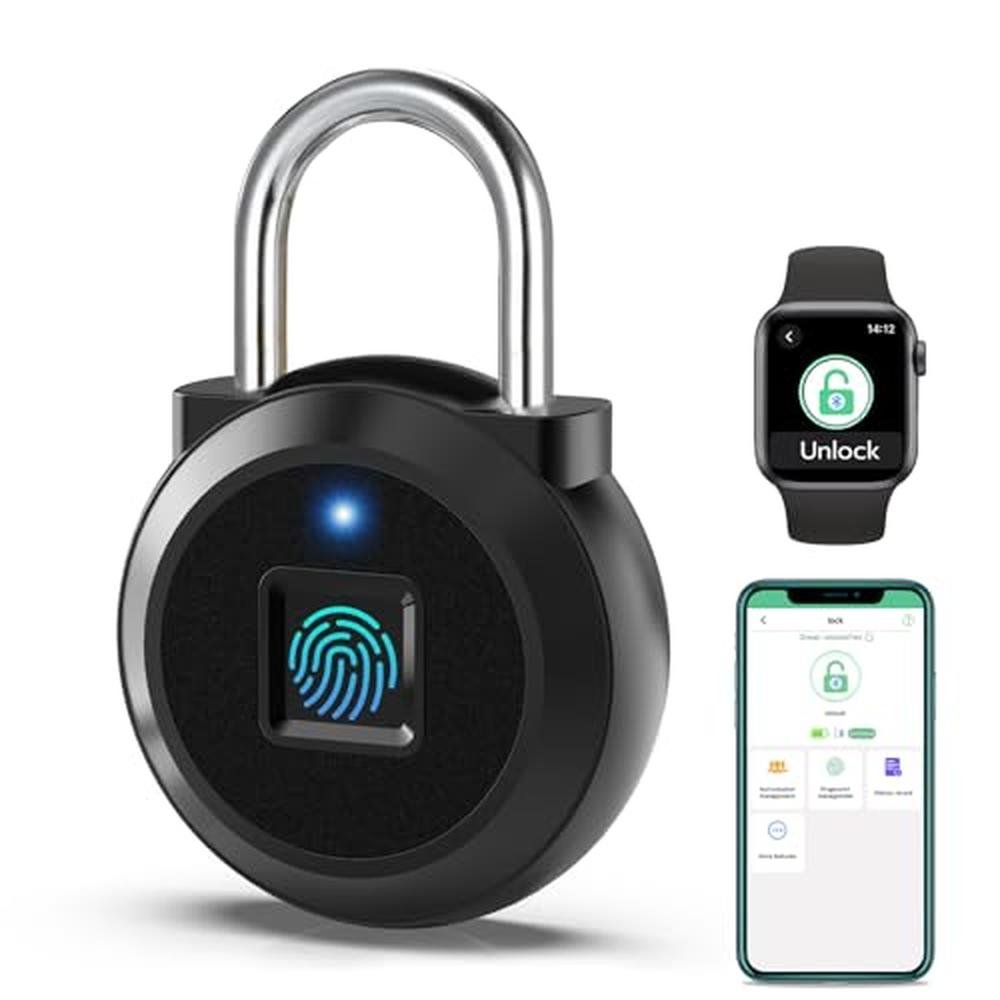 Fingerprint Lock: Dhiedas Fingerprint Lock for Gym Locker – Front View