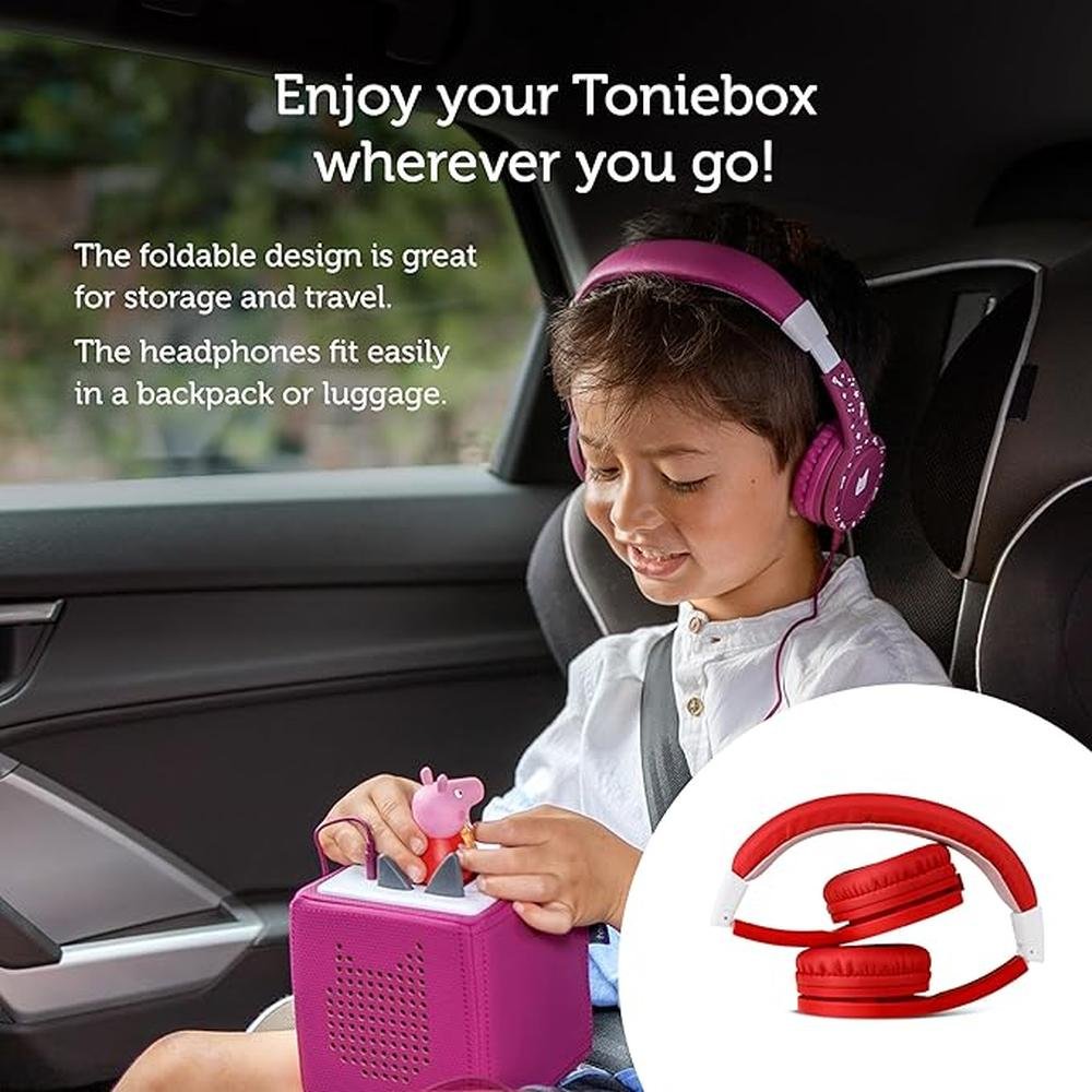 Tonies Foldable Wired Headphones for Kids – Side View