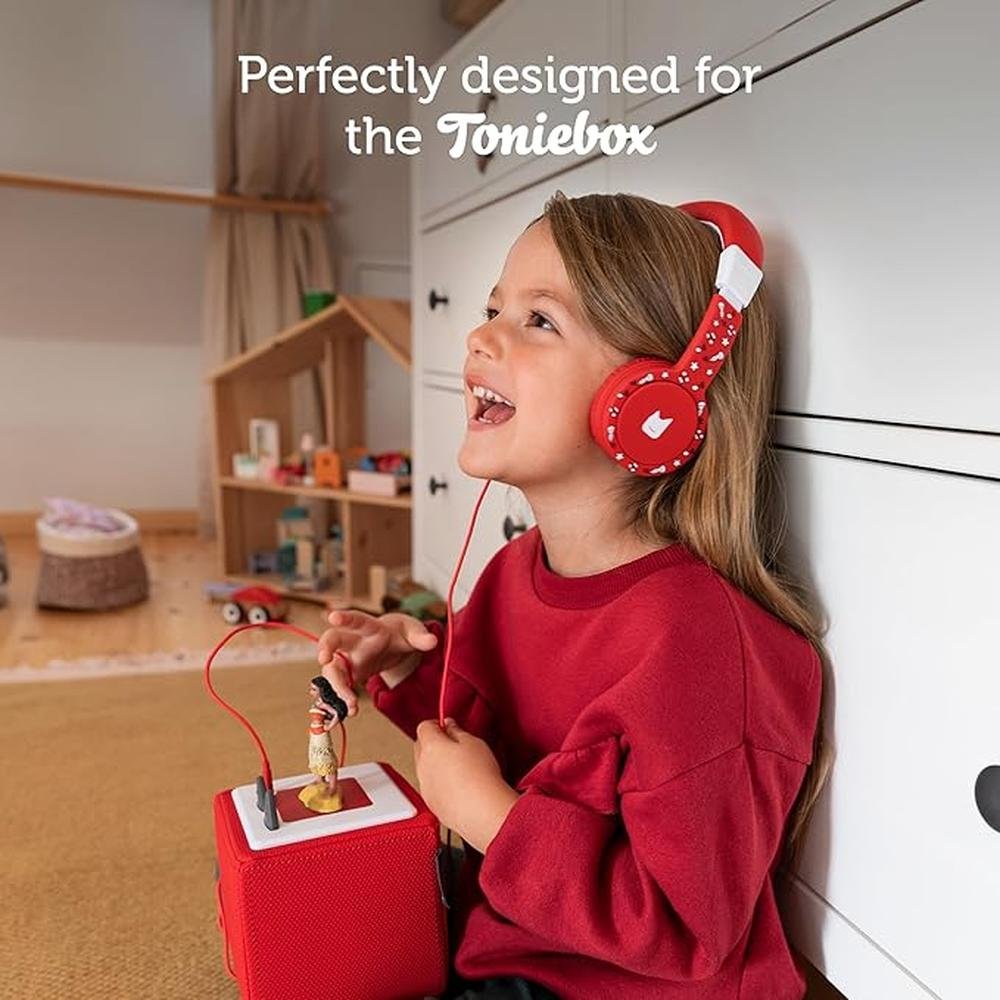 Tonies Foldable Wired Headphones for Kids – In Use