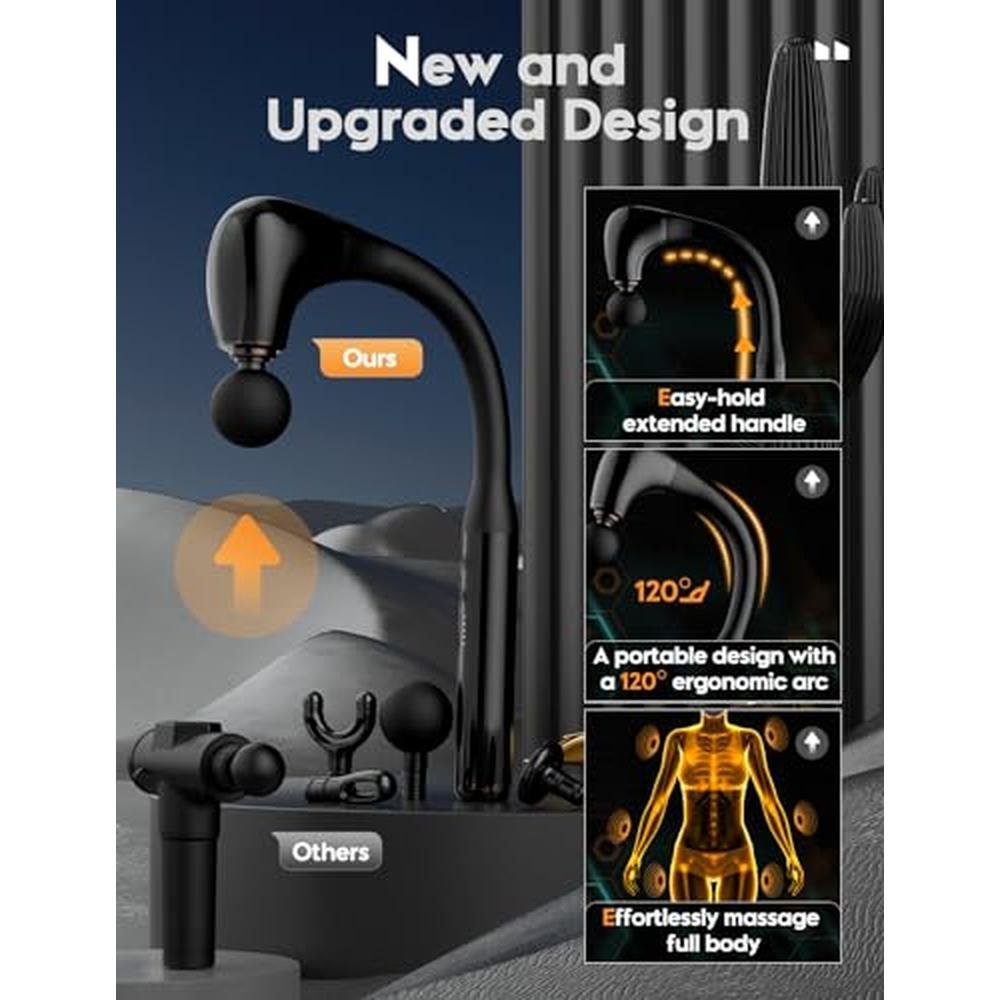 Massage Gun: FVZ Deep Tissue Massager with Upgraded – Close-up Detail