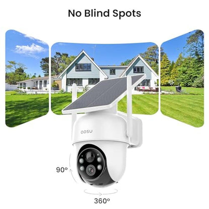 Security Cameras: AOSU 2-Cam Kit Wireless Outdoor Home – Packaging