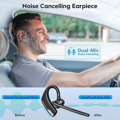 New bee Bluetooth Headset: Wireless Bluetooth Earpiece for – In Use