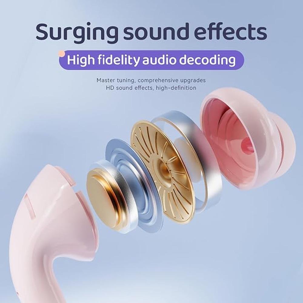 True Wireless Pink Cute Earbuds Bluetooth Kawaii Headphones – Packaging