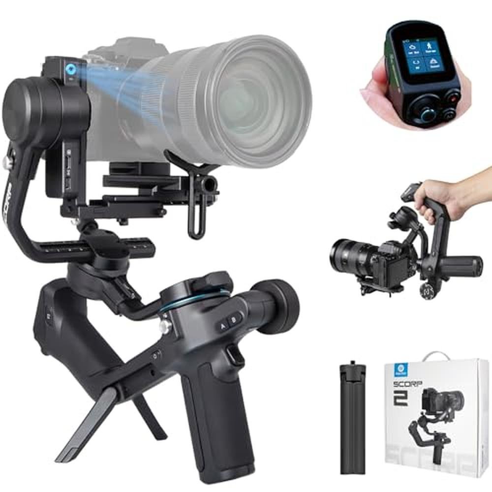 Stabilizer Camera: FeiyuTech SCORP 2 Gimbal Stabilizer for – Front View