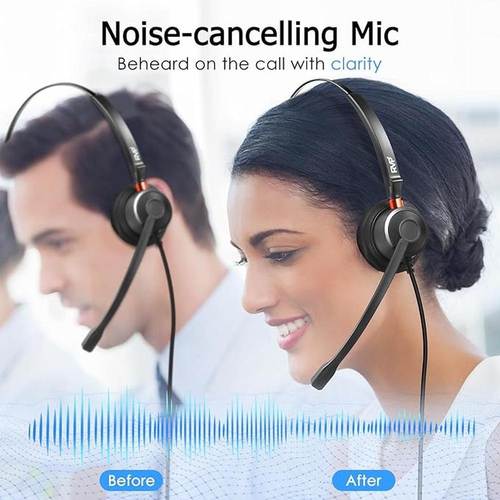 Stereo USB Headset with Environmental Noise Cancelation – Packaging