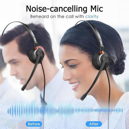 Stereo USB Headset with Environmental Noise Cancelation – Packaging