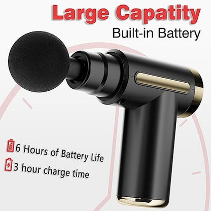 Massage Gun: Cotsoco Deep Tissue for Pain Relief with 4 – In Use