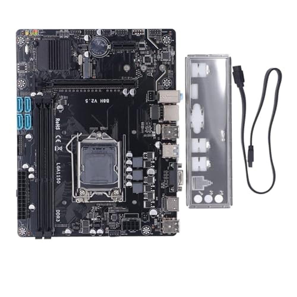 Motherboard SATA: GOWENIC B8H B85 1150 Pin Channel DDR3 – Front View