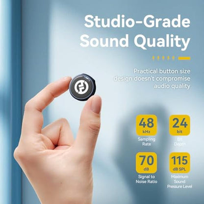 Microphone Hollyland: Hollyland Lark M2 Wireless Lavalier – Close-up Detail