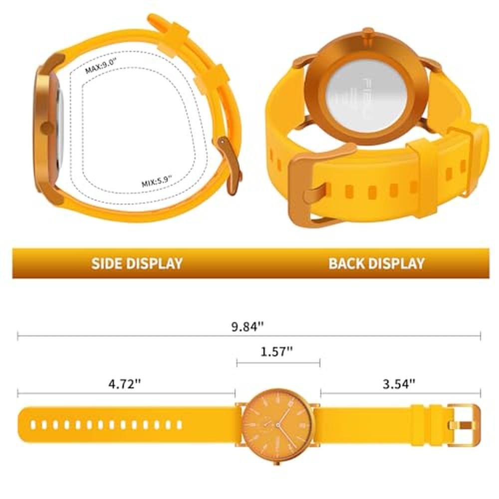 Men Watch: FIZILI Ultra-Thin Minimalist Waterproof Fashion – Side View