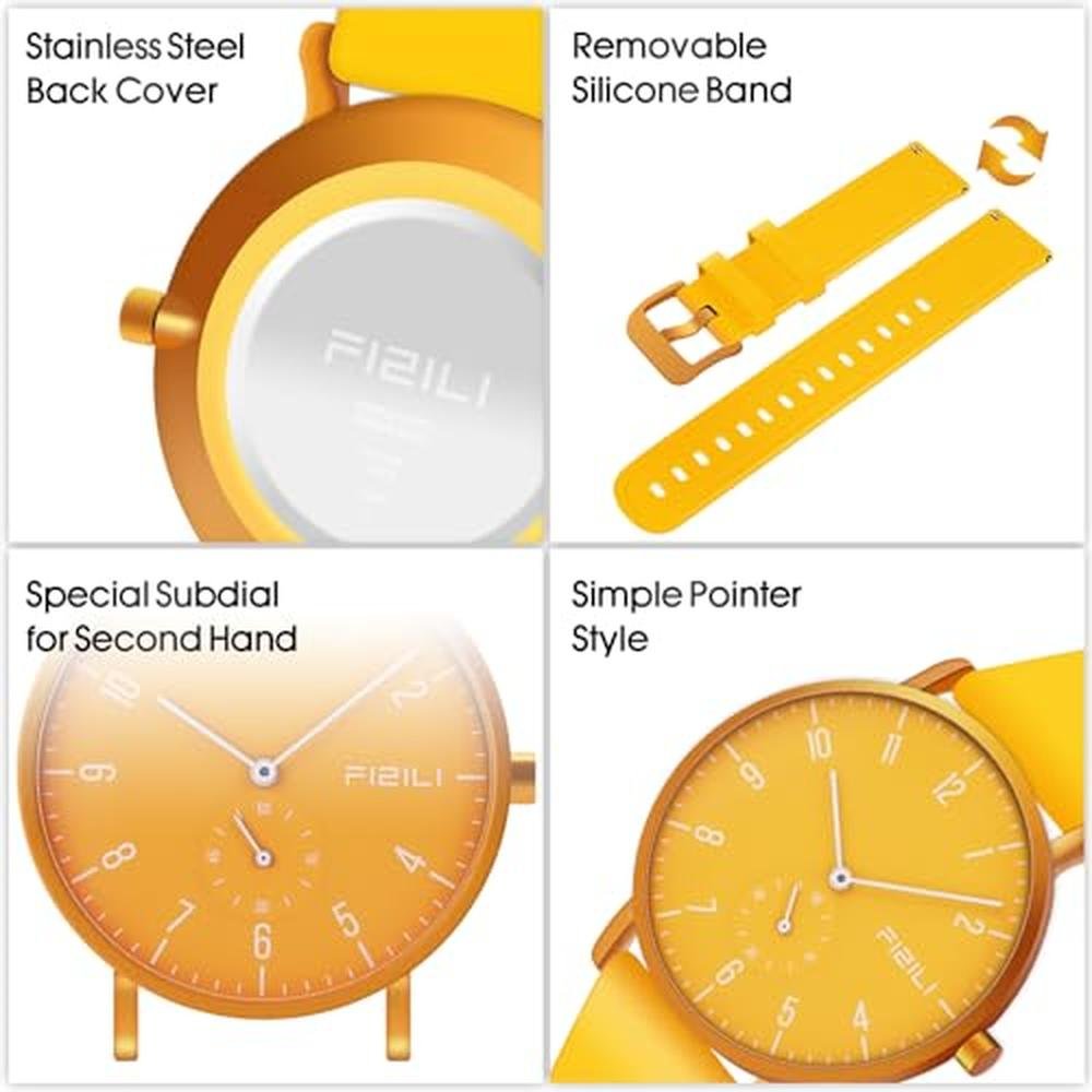 Men Watch: FIZILI Ultra-Thin Minimalist Waterproof Fashion – Packaging