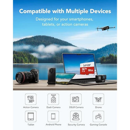 Lexar Series: Lexar E-Series 32GB Micro SD Card 5 Pack – Packaging