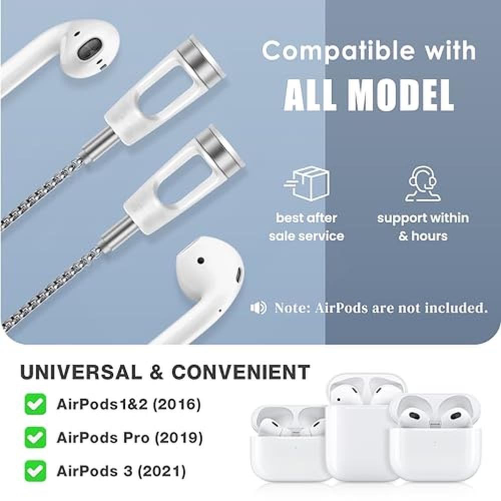 AirPods Lawonda: Lawonda Anti-Lost Neck Strap for AirPods – Side View