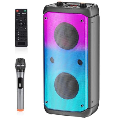 Tamproad Bluetooth Speaker: 80W Peak Wireless TWS Portable – Front View