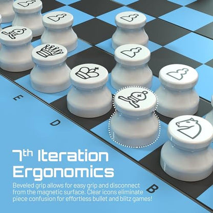 Board Chess: New Ventureboard 6 Inches Magnetic Unique – In Use