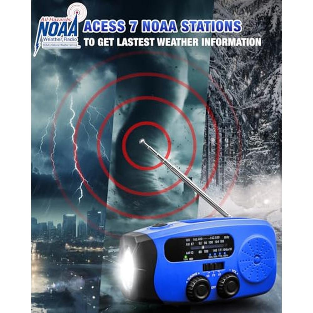 Emergency Hand Crank Radio: Emgykit MD-086 2000mAh/7400mWh – In Use