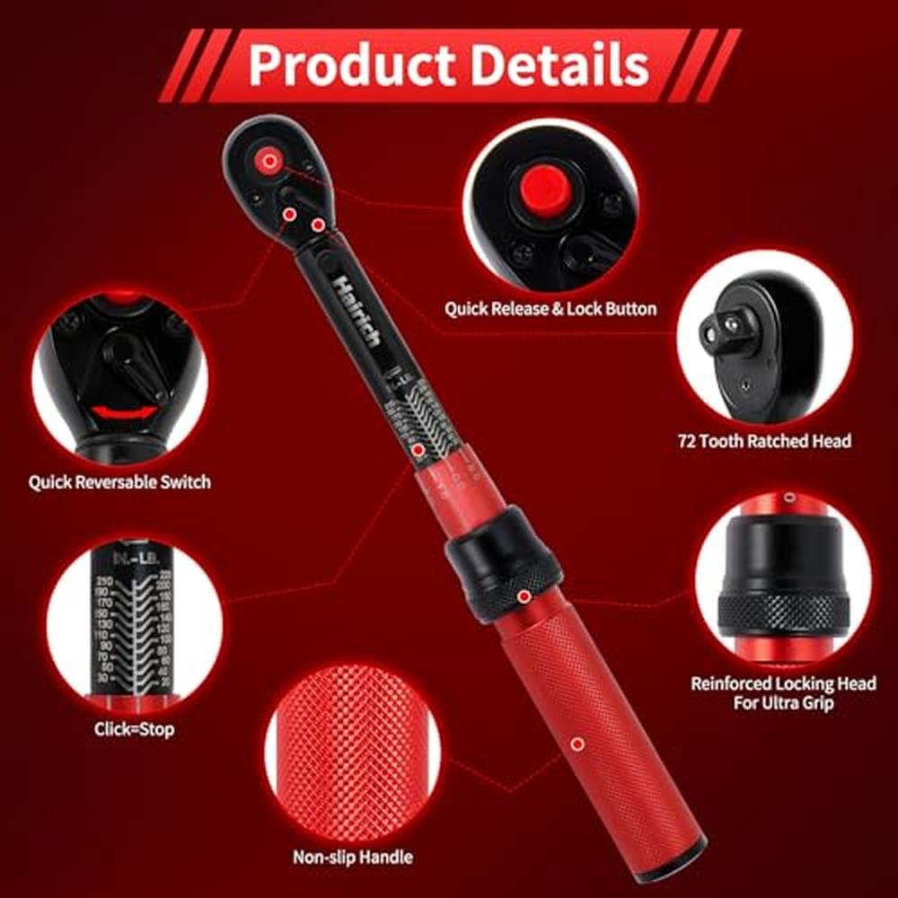 Torque Wrench: Hairich 1/4-Inch Drive Torque Wrench Set – In Use