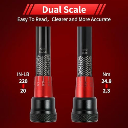 Torque Wrench: Hairich 1/4-Inch Drive Torque Wrench Set – Packaging