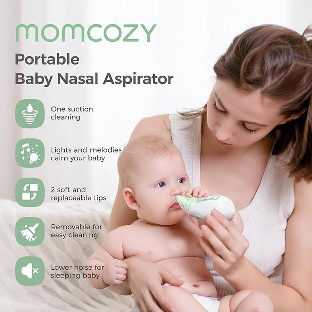 Baby Aspirator: Momcozy Electric Nasal Aspirator Strong – Side View