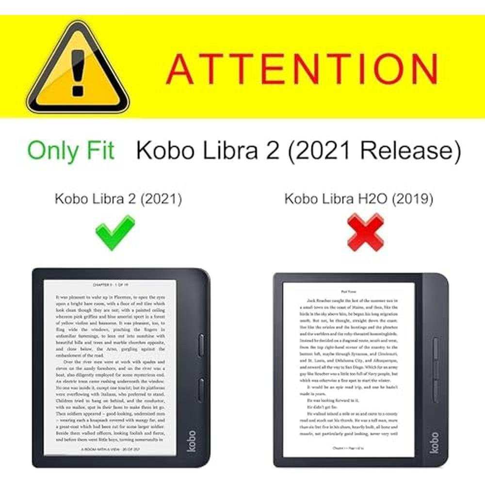 Kobo Stand: Fintie Multi-Angle Viewing Stand Case for 7 – Side View