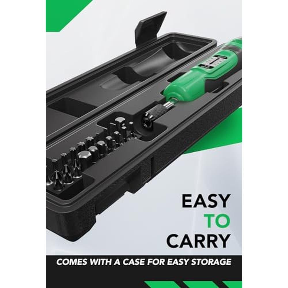 Torque Screwdriver: LLAVETOR 1/4 Drive Screwdriver Torque – Side View