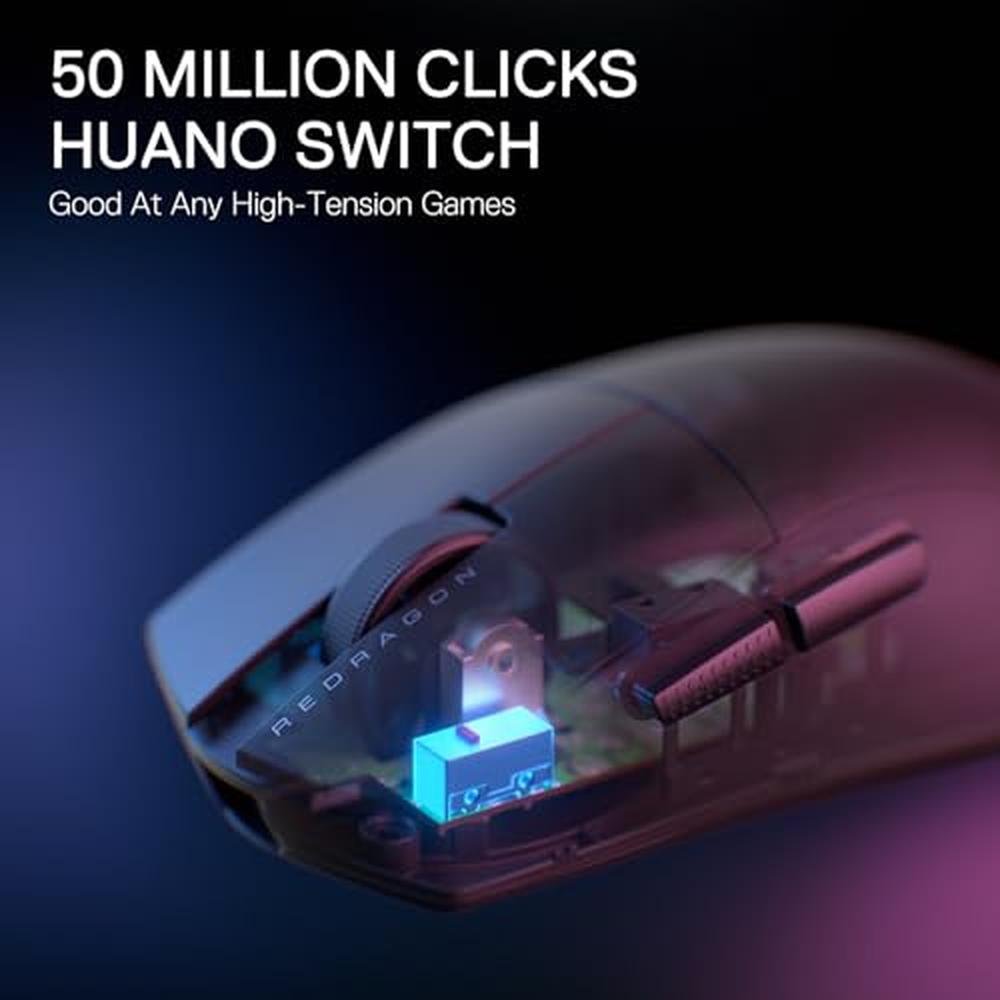 Redragon M916 PRO 3-Mode Wireless Gaming Mouse – In Use