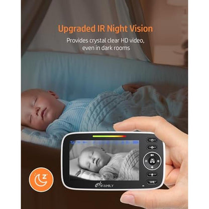 Baby Monitor: iFamily Split Screen Baby Monitor with 2 – Close-up Detail