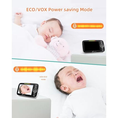 Baby Monitor: iFamily Split Screen Baby Monitor with 2 – In Use