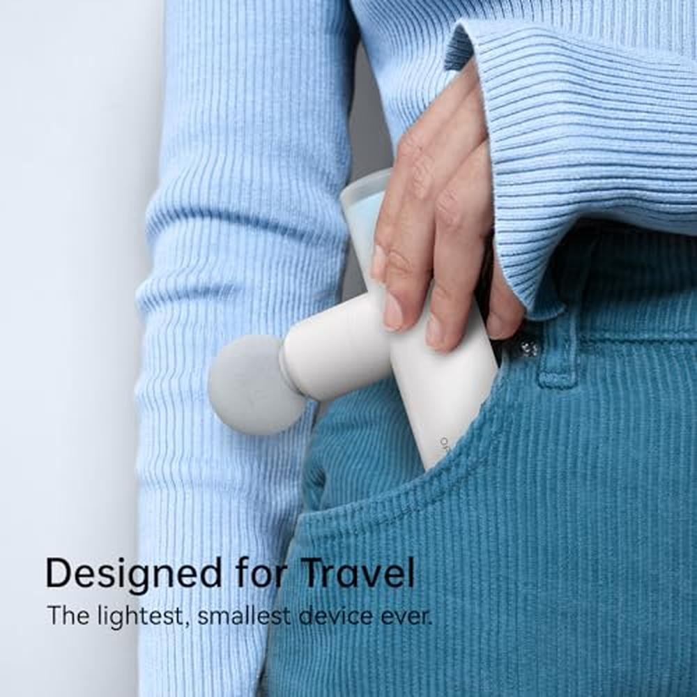 Massage Gun: Opove M3 Mini 7mm Amplitude 4 Vibration Levels – In Use