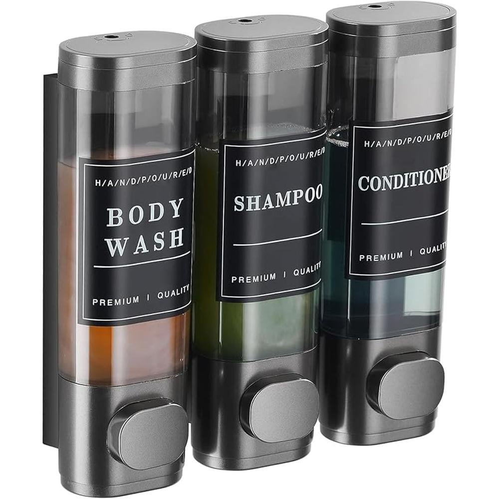 Dispenser Shower: Cabo Deseado Wall Mounted 3-Chamber – Front View