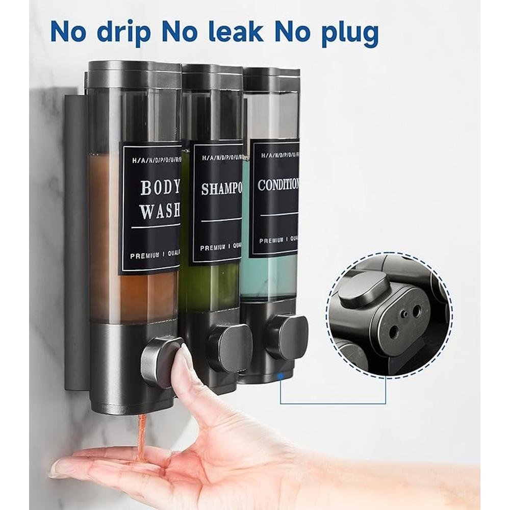 Dispenser Shower: Cabo Deseado Wall Mounted 3-Chamber – In Use