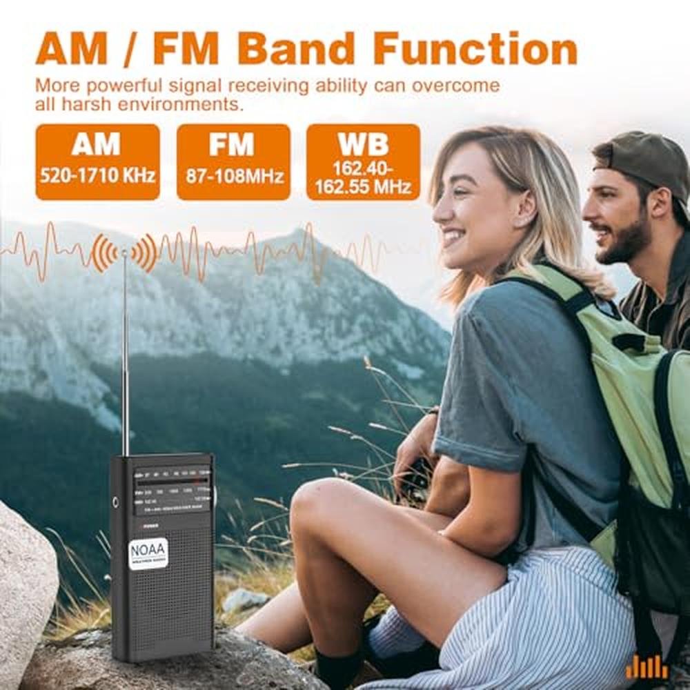 Radio Goodes: Goodes NOAA Weather Radio with Best Reception – Side View