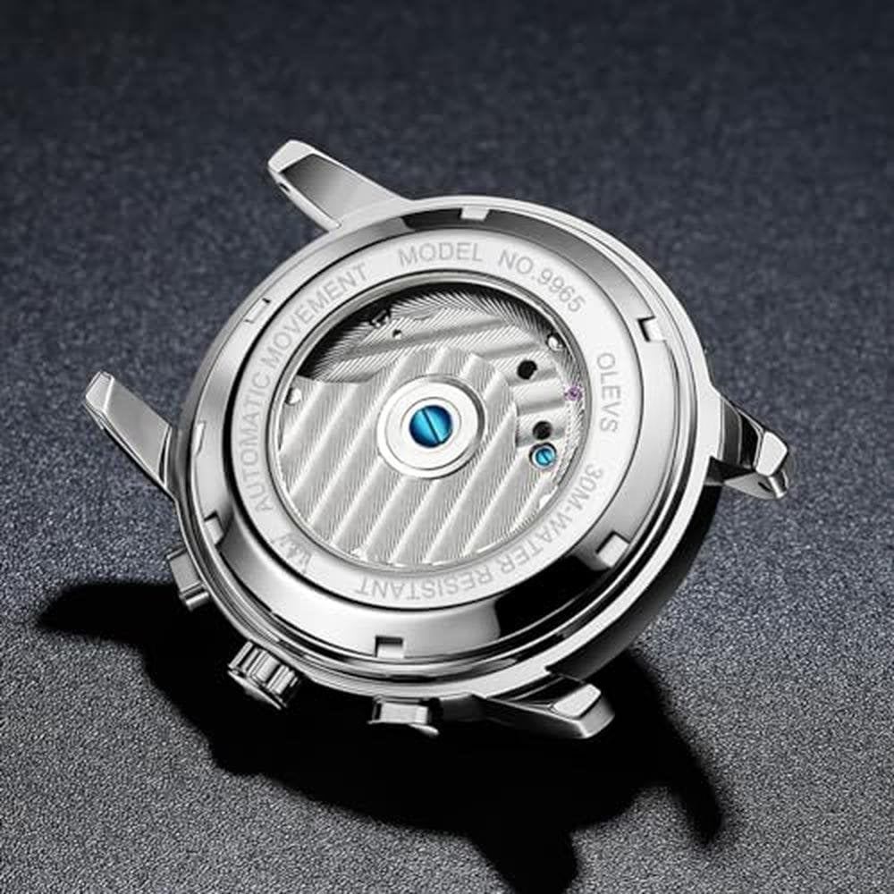 OLEVS Men Automatic Watch Stainless Steel Mechanical – Packaging