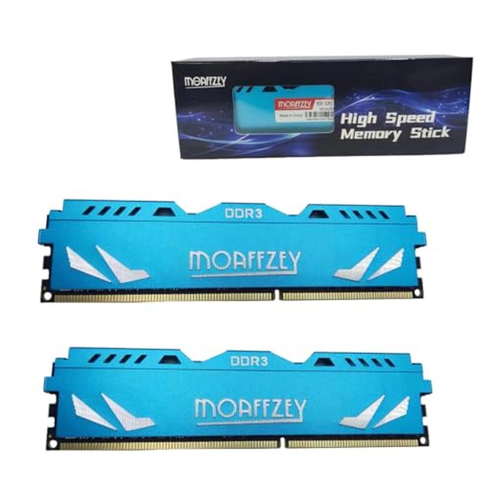 RAM Computer: Moaffzey 1866MHz DDR3 16GB 2x8GB 1.5V – Front View