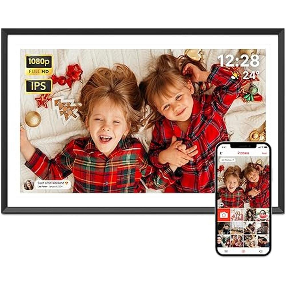 Digital Frame: ApoloSign 15.6 Inch WiFi Digital Photo Frame – Front View