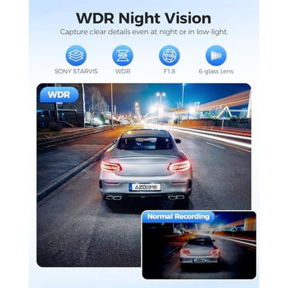 AZDOME 4K Dash Cam Front and Rear – Packaging